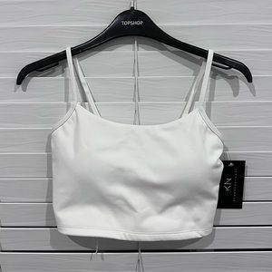 Klassy Network Sleek White Crop Top